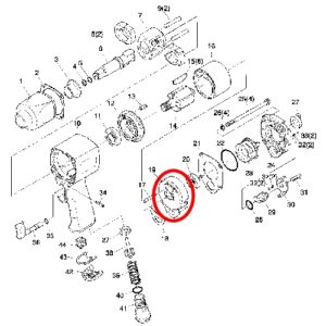 [SP VESSEL] — SP-7142S Parts Base Plate