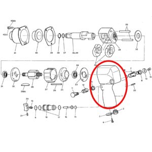 [SP VESSEL] — SP-1148F Parts Motor Housing