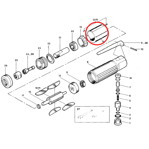 [SP VESSEL] — SP-1200 Parts Cylinder