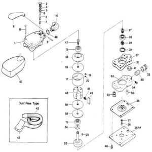 [SP VESSEL] — SP-3900DF-A3 Parts Rubber Mount