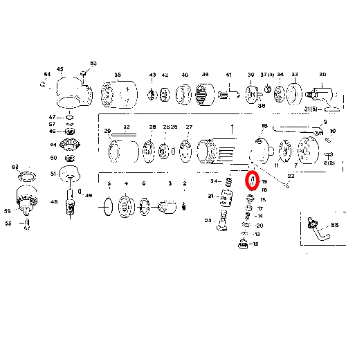 [SP VESSEL] — SP-1510AH Parts Valve Pin