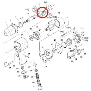 [SP VESSEL] — SP-7142S Parts Hammer Frame