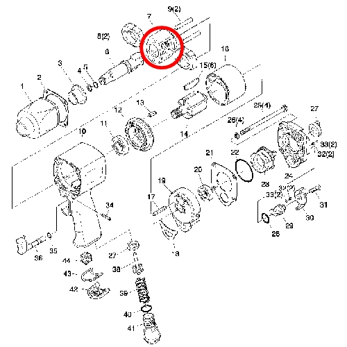 [SP VESSEL] — SP-7142S Parts Hammer Frame