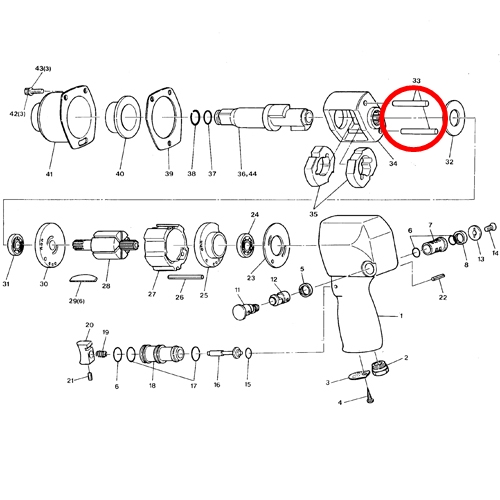 [SP VESSEL] — SP-1148F Parts Hammer Pin