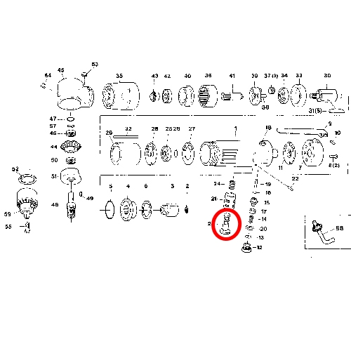 [SP VESSEL] — SP-1510AH Parts Reverse Valve