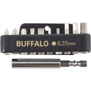 [Seshin Buffalo] — SB-SBS-11 Driver Plated Bit Set (Combination)
