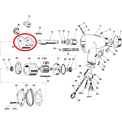 [SP VESSEL] — SP-1135B Parts Hammer Frame