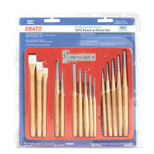 [Smato] — SM-PCS16B Punch Chisel Punch Set