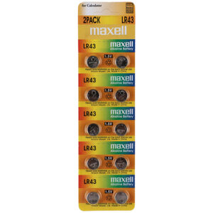 [Maxell] — LR-43 LR Battery