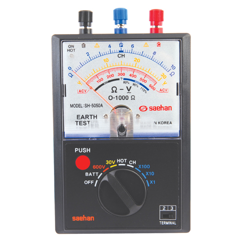 [Saehan] — SH-5050A Ground Resistance Meter (Analog)