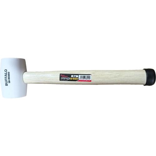 [Seshin Buffalo] — 132-0707 Hammer Rubber Mallet (White)