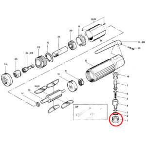 [SP VESSEL] — SP-1200 Parts Valve Screw