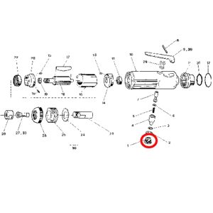 [SP VESSEL] — SP-1220 Parts Valve Screw