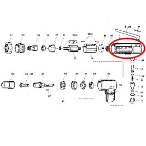 [SP VESSEL] — SP-1200AH Parts Housing