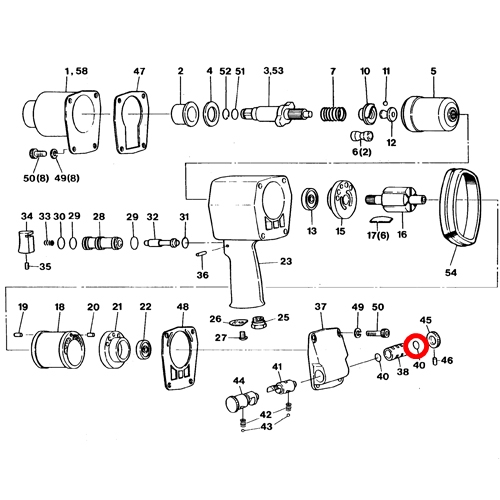 [SP VESSEL] — SP-1156TR Parts Reverse Valve O-Ring