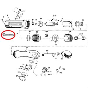 [SP VESSEL] — SP-1133SX-2 Parts Lever