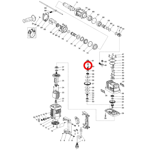 [KEYANG] — 2024410 (2024286) Spare Parts Second Pinion