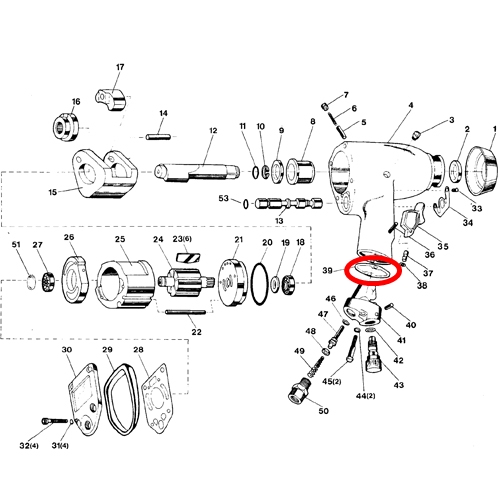 [SP VESSEL] — SP-1135B Parts Gasket