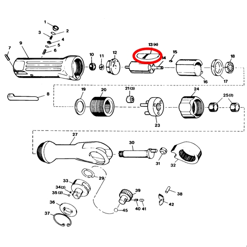 [SP VESSEL] — SP-1133SX-2 Parts Blade Set (4EA)
