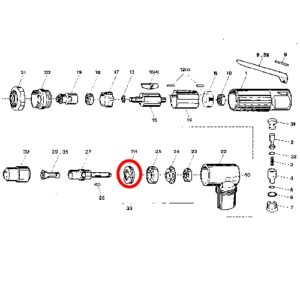 [SP VESSEL] — SP-1200AH Parts Clamp Nut