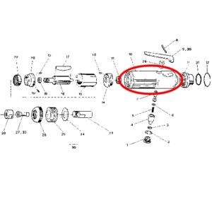 [SP VESSEL] — SP-1220 Parts Motor Housing