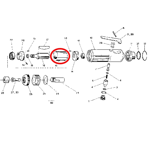 [SP VESSEL] — SP-1220 Parts Cylinder