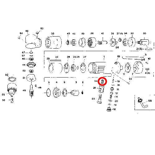 [SP VESSEL] — SP-1510AH Parts Reverse Spring