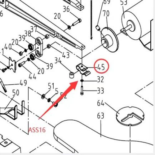 [UDT All-Win Parts] — ASS-16 Blade Holder