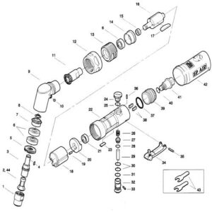 [SP VESSEL] — SP-7202 Parts Angle Housing