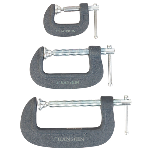 [Hanshin] — HS-SCS-3P Hand Press Mini Tabletop Vise Set