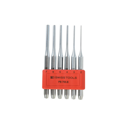 [PB Swiss Tools] — 755B CN Pin Punch Set (Octagonal)