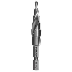 [Seshin Buffalo] — 103-8541 T5-412 Step Drill Step Drill – Twist Type (Hex Shank)