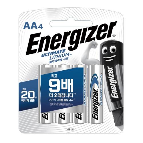 [Energizer] — L91 BP4(AA) (4EA) Lithium Battery
