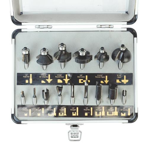 [Smato] — SM-TB615(15P) Router Bit Trimmer Bit Set