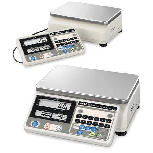 [A&D] — HC-3KW Electronic Scale (Weight Comparison)