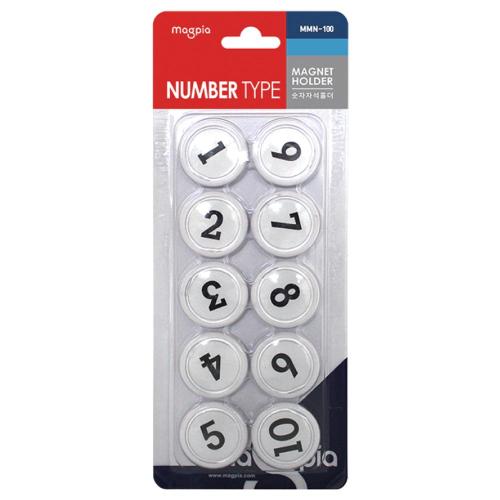 [Magpia] — MMN-0110 Numeric Magnet Holder (1-10)