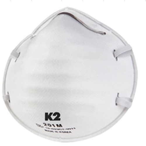 [K2 Safety] — KM-201 Disposable Dust Mask with Face Seal