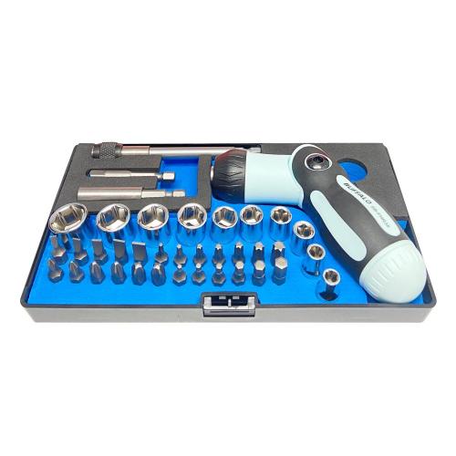[Seshin Buffalo] — SB-FHR38 Driver Ratchet Screwdriver Set