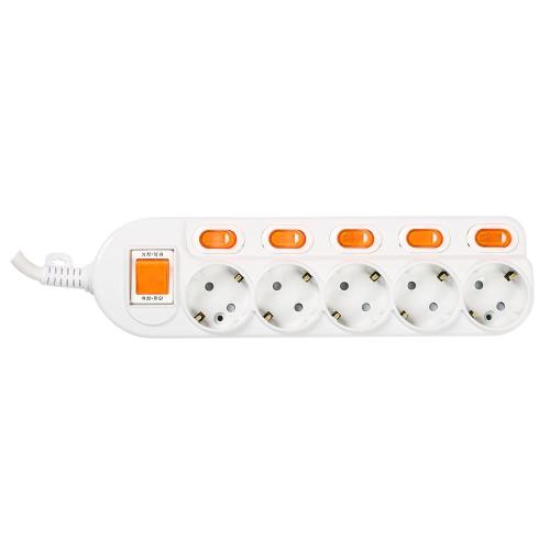 [Daehan Light] — DHM-SG5C Multi Cord (Individual Circuit Breaker Switch)