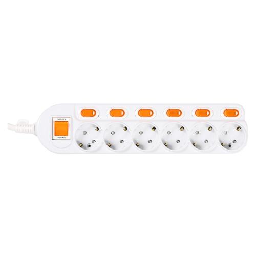 [Daehan Light] — DHM-SG6C Multi Cord (Individual Circuit Breaker Switch)