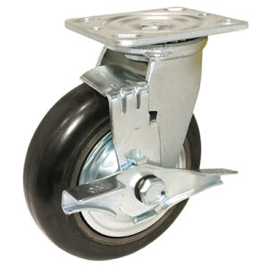 [GYUNGCHANG] — 4040 Cast Rubber Caster (Swivel + Brake)