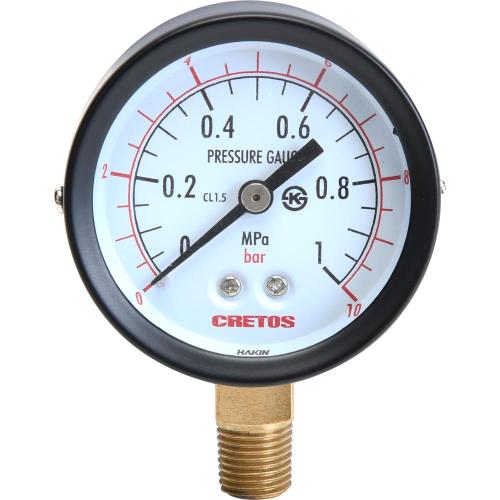 [CRETOS] — 40A*1MPa PT1/8 Cutting Machine Industrial Pressure Gauge