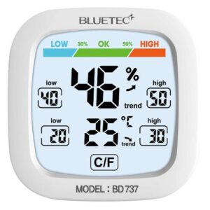 [BlueTec] — BD-737 Thermometer Hygrothermograph