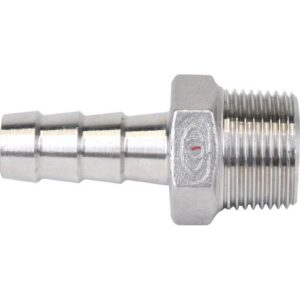 [Sangah] — SHN1/4-8.0 Stainless Steel Threaded Hose Nipple