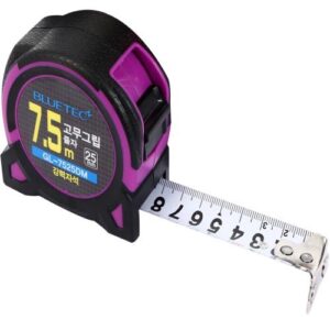 [BlueTec] — GL-7525DM Tape Measure Rubber-Coated Tape Measure