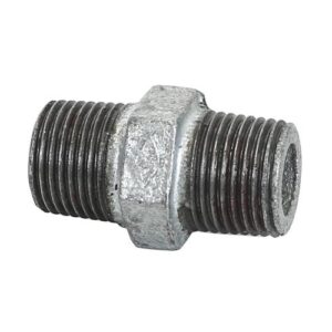 [Taebaek Metal] — 805-3187 White Brass Hex Nipple