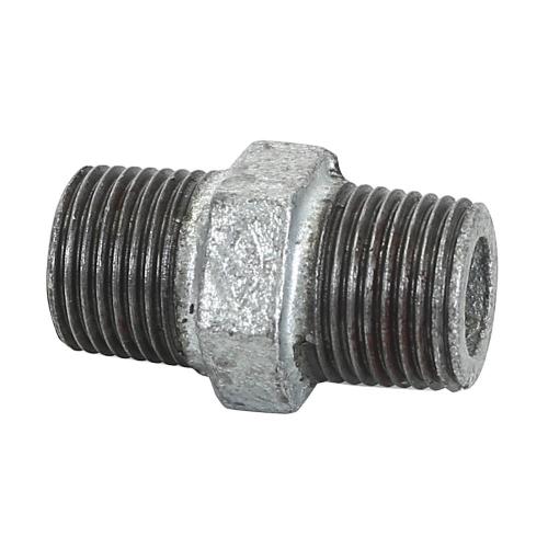 [Taebaek Metal] — 805-3187 White Brass Hex Nipple