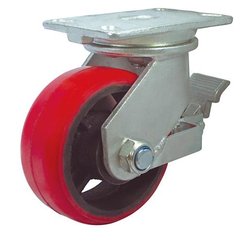[DAESIN CASTER] — DS4310PUI Heavy-Duty Caster (Swivel + Brake)