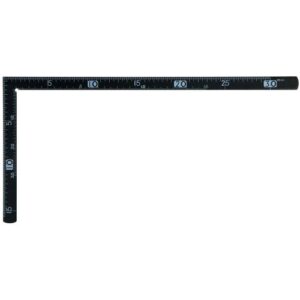 [BlueTec] — BD-SQ150B Steel Ruler Right Angle Square (Black Painted)