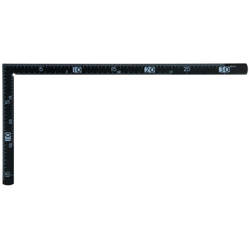 [BlueTec] — BD-SQ150B Steel Ruler Right Angle Square (Black Painted)